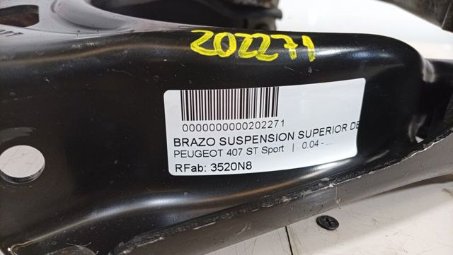 3520N8 PEUGEOT Brazo superior izquierdo de la suspensión delantera comprar Alcalá