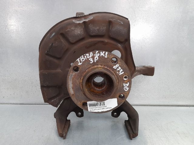 Muñón del eje, soporte de rueda, delantero derecho 357407256C VAG