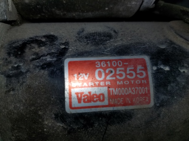 HYUNDAI 3610002555 Motor de arranque  disponible España