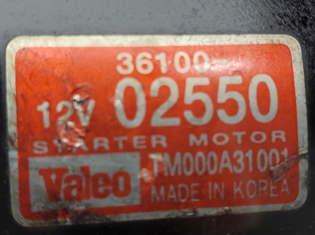 HYUNDAI 3610002555 Motor de arranque  comprar en Albacete