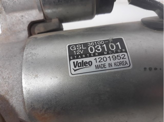 Motor arranque para hyundai i20 (gb,gb) (2014-...) 1.2 g4la 3610003101