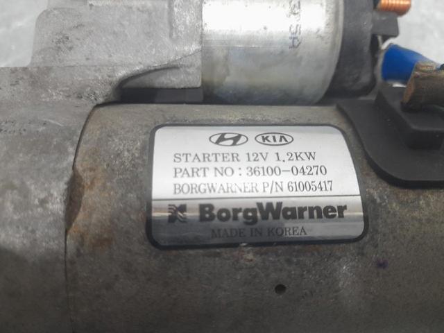 HYUNDAI 3610004270 Motor de arranque  en stock Salamanca