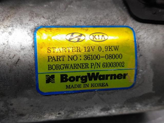 HYUNDAI 3610008000 Motor de arranque  en stock Salamanca