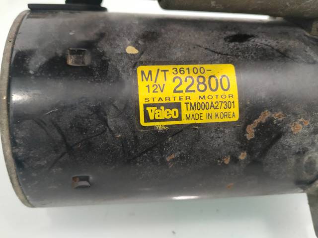 HYUNDAI 3610022800 Motor de arranque  disponible España