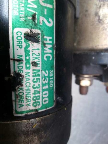 3610023100 HYUNDAI Motor de arranque  en stock Gandía