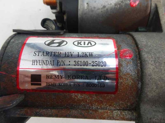 Arranque motores 3610025020 HYUNDAI