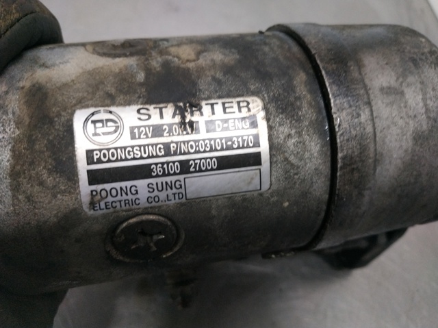 Motor de arranque Hyundai Tucson 1 JM