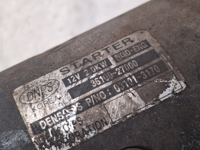 3610027001 HYUNDAI Motor de arranque  comprar en Lleida