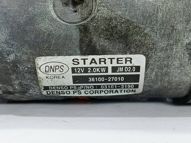 Motor de arranque Hyundai Tucson 1 JM