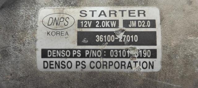 3610027010 Motor de arranque  comprar en Pontevedra