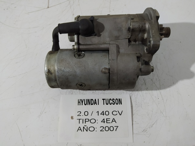 Motor arranque para hyundai tucson furgoneta/suv (jm) tucson (jm) 2.0 crdi cat   /   0.04 - ... 3610027011