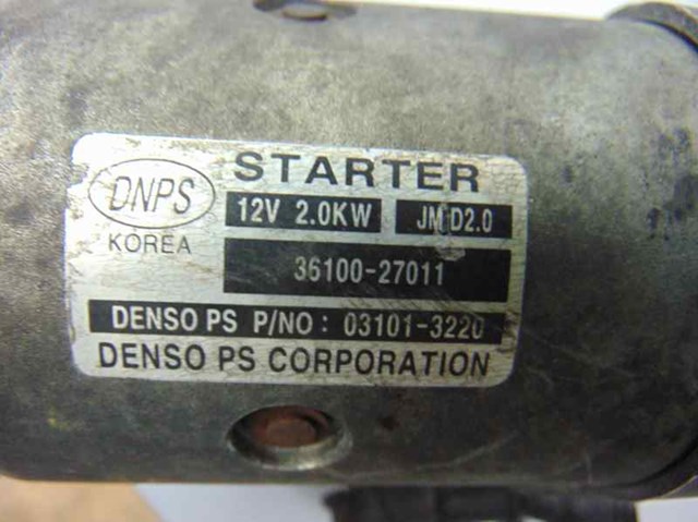 HYUNDAI 3610027011 Motor de arranque comprar Tarragona