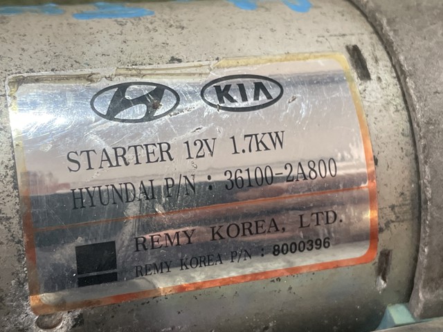 361002A800 HYUNDAI Motor de arranque comprar Bilbao