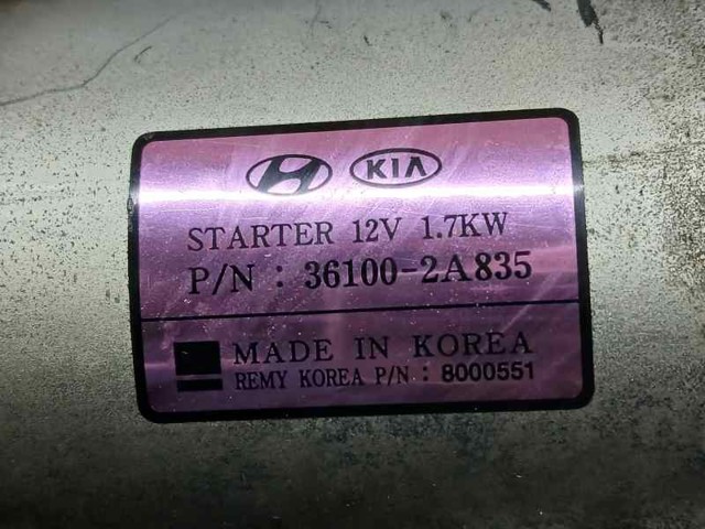 361002A835 Motor de arranque  comprar en Pontevedra