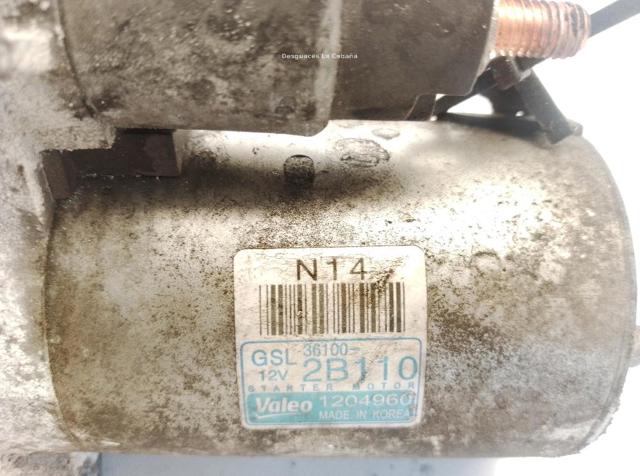 361002B110 Motor de arranque  comprar en Pontevedra