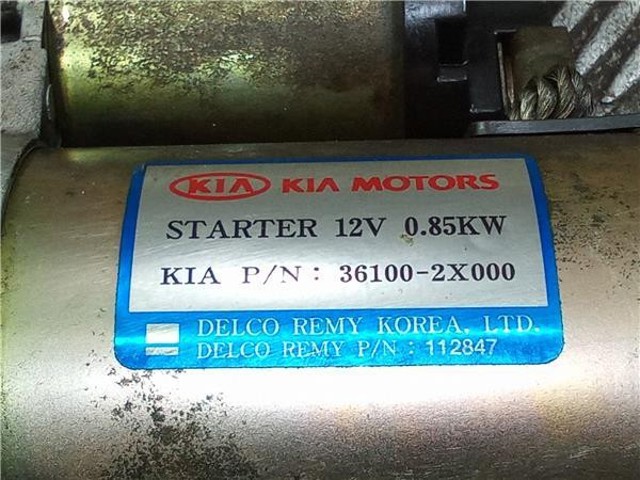 361002X000 Motor de arranque  en stock Sabadell