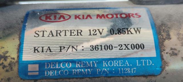 HYUNDAI 361002X000 Motor de arranque  comprar en Ponferrada