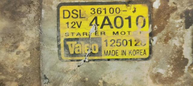 HYUNDAI 361004A010 Motor de arranque  disponible Lugo