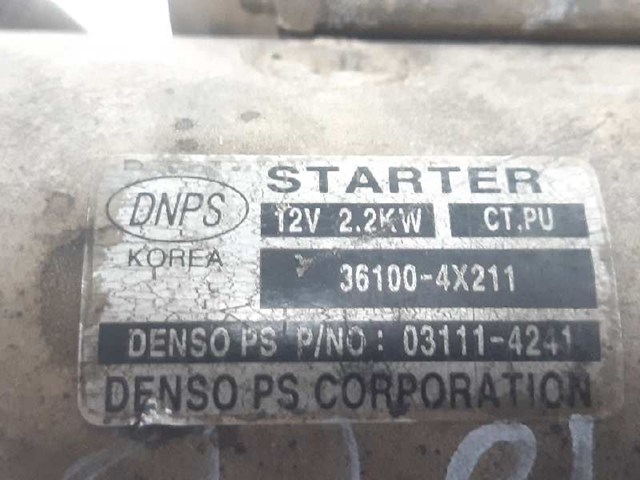 361004X211 HYUNDAI Motor de arranque  en stock Huelva