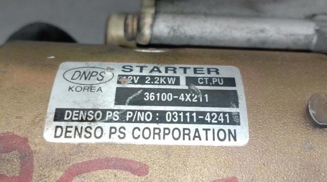 HYUNDAI 361004X211 Motor de arranque  en stock Valencia