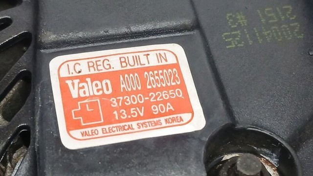 HYUNDAI 3730022650 Alternador  disponible Valladolid