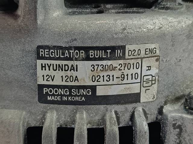 HYUNDAI 3730027010 Alternador comprar Tarragona