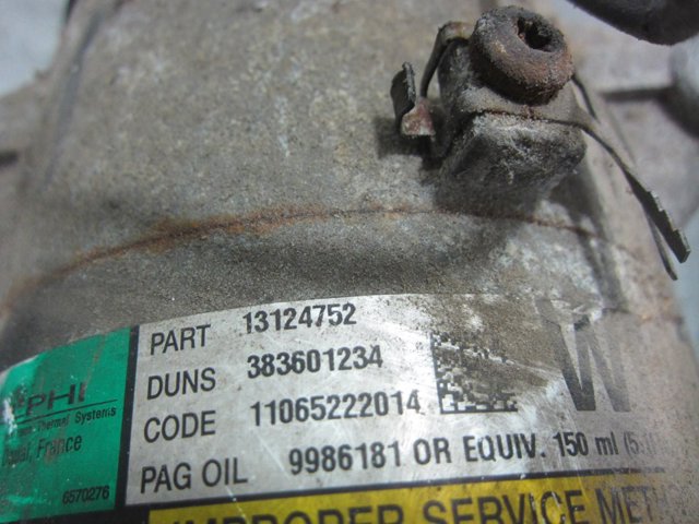 383601234 OPEL Compresor de aire acondicionado  disponible Ourense