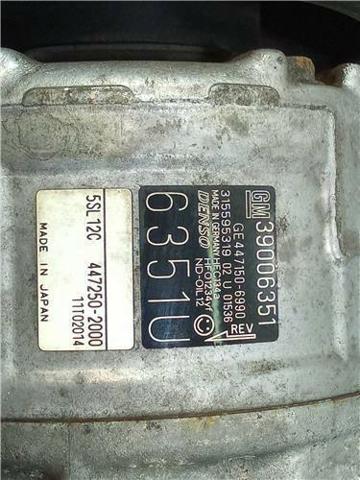 Compresor de aire acondicionado Opel Corsa X15