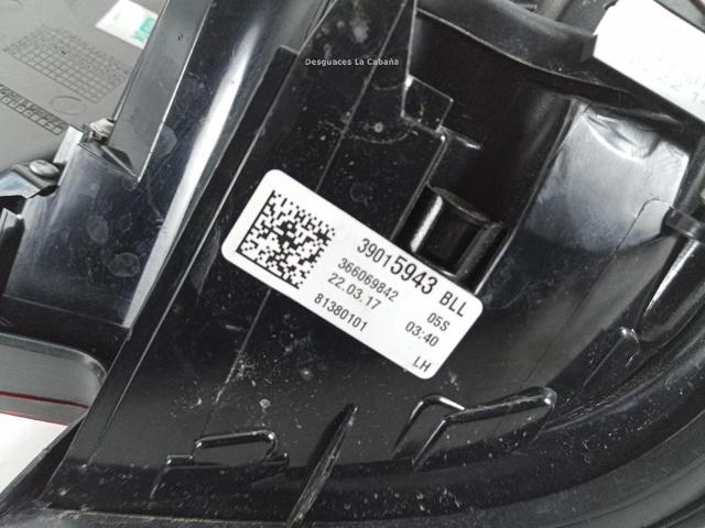 OPEL 39015943 Piloto trasero exterior izquierdo  en stock Valencia