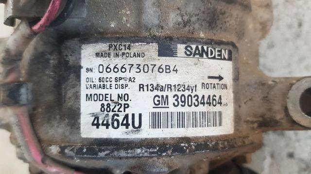 Compresor de aire acondicionado Opel Astra