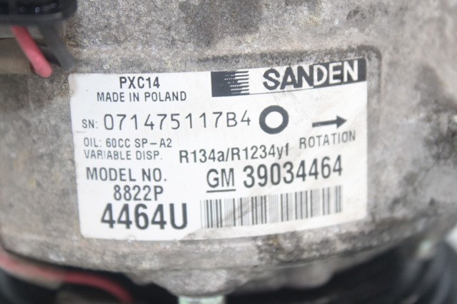 Compresor de aire acondicionado Opel Astra