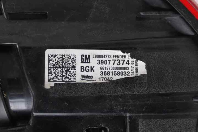 39077374 OPEL Piloto trasero exterior izquierdo  en stock Córdoba