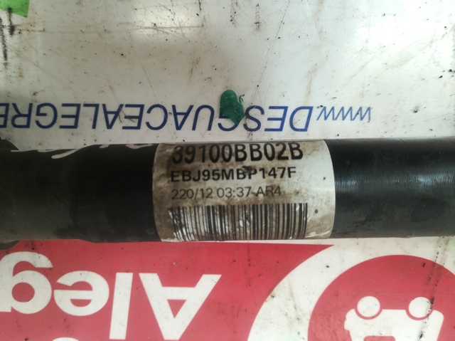 39100BB02B NISSAN Árbol de transmisión delantero derecho  disponible Ourense