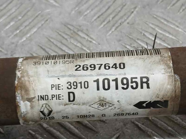 RENAULT 391010195R Semieje delantero izquierdo  disponible Lugo