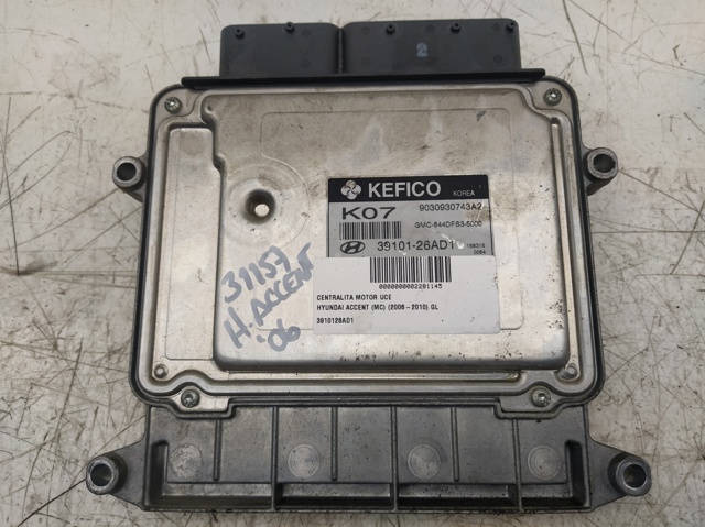 Centralina Del Motor / Modulo De control Del Motor (ecu) 3910126AD1 Hyundai/Kia