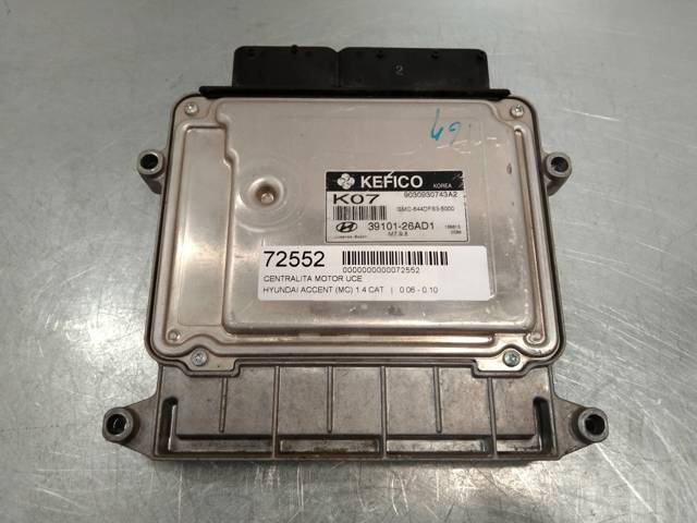 Centralina Del Motor / Modulo De control Del Motor (ecu) 3910126AD1 Hyundai/Kia