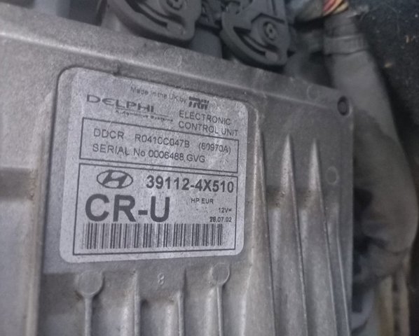 Centralina Del Motor / Modulo De control Del Motor (ecu) 391124X510 Hyundai/Kia