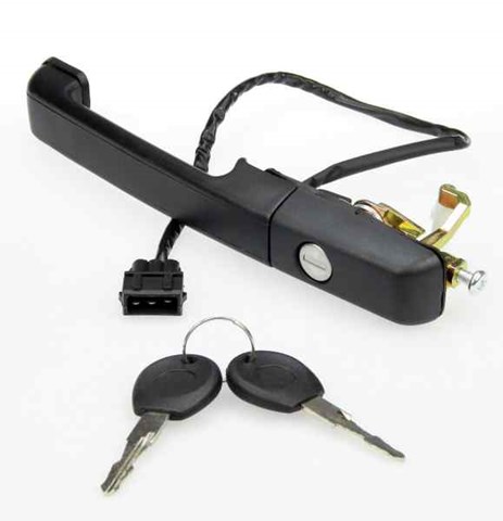 Manija exterior izquierda de puerta delantera 3A0837205D VAG