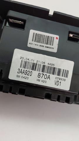 VAG 3AA920870A Tablero de instrumentos  disponible España