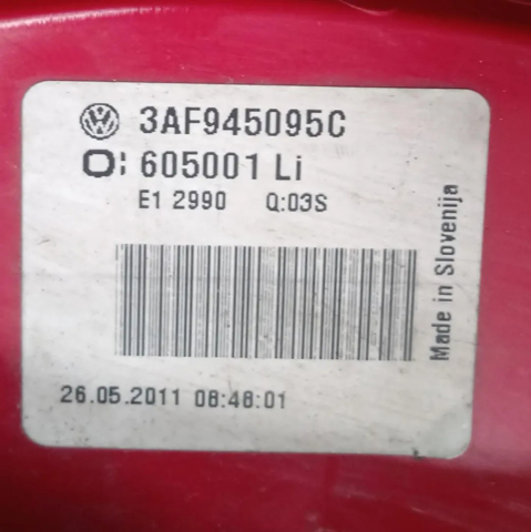 3AF945095C Piloto trasero exterior izquierdo comprar Sevilla