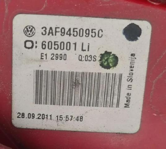 VAG 3AF945095E Piloto trasero exterior izquierdo  en stock Salamanca