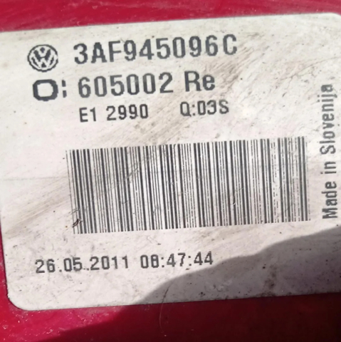 VAG 3AF945096C Piloto trasero exterior derecho  comprar en Ponferrada