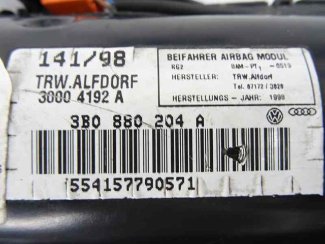 3B0880204A Airbag del pasajero  comprar en Reus