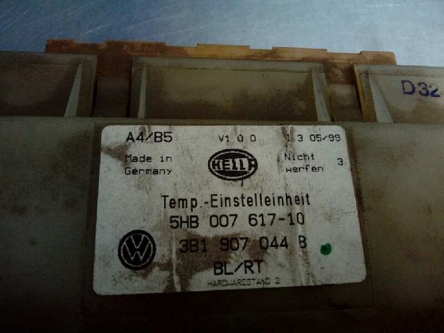 Mando calefaccion /  aire acondicionado para volkswagen passat 1.9 tdi ajm 3B1907044B