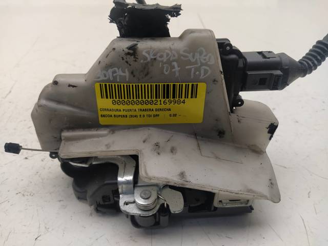 VAG 3B4839016AL Cerradura de la puerta trasera derecha  en stock Salamanca