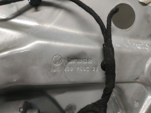 Mecanismo alzacristales, puerta trasera derecha 3B5839756C VAG