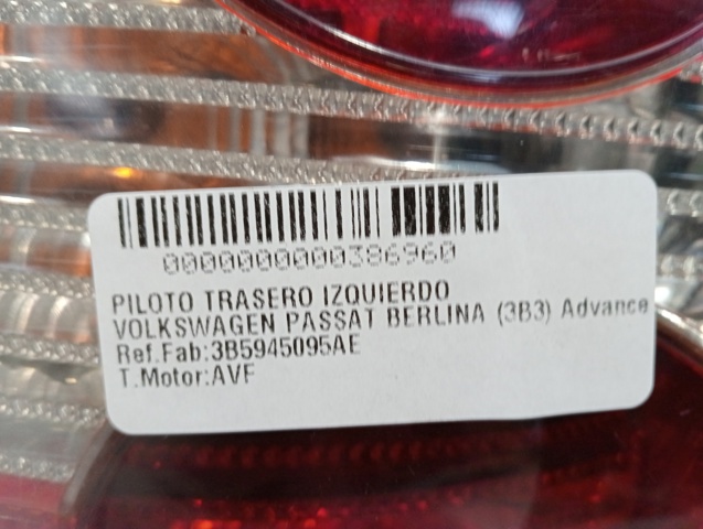 3B5945095AE Piloto trasero izquierdo  comprar en Zaragoza
