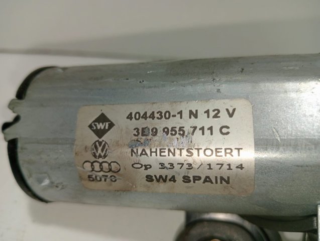 3B9955711C VAG Motor limpiaparabrisas, trasera  en stock Córdoba