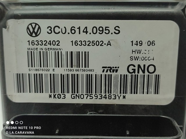 VAG 3C0614095S Módulo hidráulico de ABS  comprar en Ponferrada