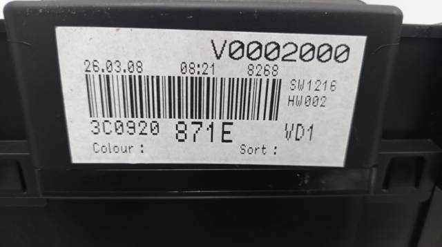 VAG 3C0920871E Tablero de instrumentos  comprar en Albacete